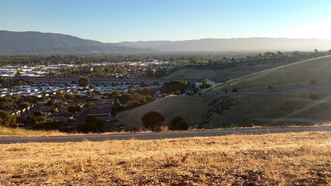 Residential neighborhood view in San Jose, California